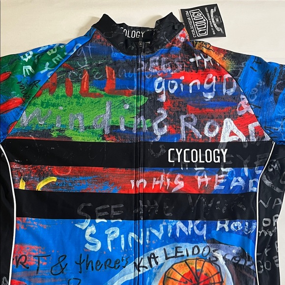 Cycology 8 Days a Week Long Sleeve cycling Jersey Size XL - Picture 2 of 10
